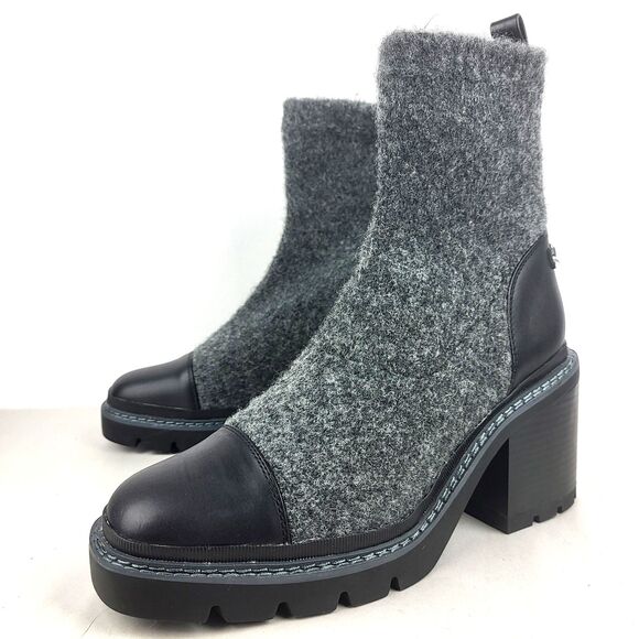 Sam Edelman Women's ROZANNA Ankle Boot Pull on Gray Size 11 M - Picture 1 of 16